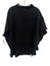 Frank & Eileen Size One Size Black Cotton Cut off Sleeves Raw Edge Sweater Black / One Size