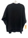 Frank & Eileen Size One Size Black Cotton Cut off Sleeves Raw Edge Sweater Black / One Size