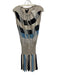 Marc By Marc Jacobs Size XS Cream, Beige & Blue Silk Blend Knit Sleeveless Dress Cream, Beige & Blue / XS