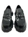 Alexander McQueen Shoe Size 37 Black Leather Upper Round Toe Lug Sole Loafers Black / 37