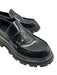 Alexander McQueen Shoe Size 37 Black Leather Upper Round Toe Lug Sole Loafers Black / 37
