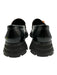 Alexander McQueen Shoe Size 37 Black Leather Upper Round Toe Lug Sole Loafers Black / 37