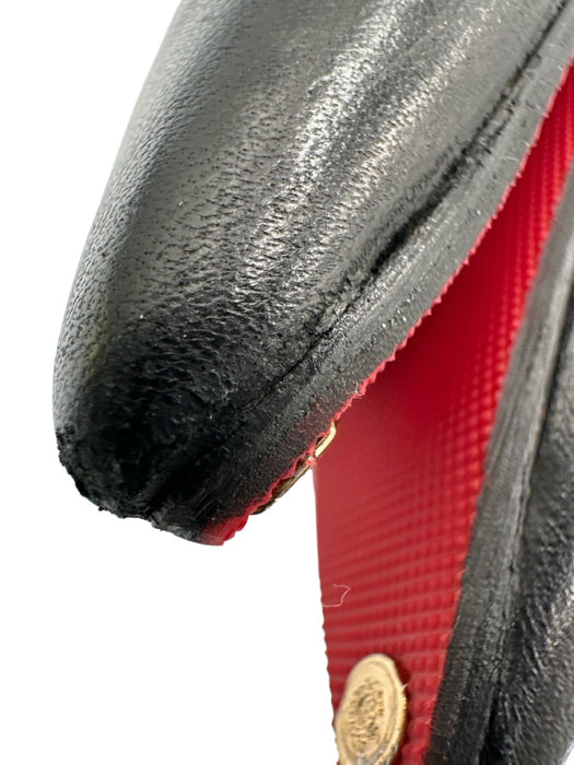 Christian Louboutin Shoe Size 37 Black Leather Pointed Toe Closed Toe Pumps Black / 37