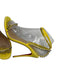 Christian Louboutin Shoe Size 37 Bright Yellow Leather Suede Spike Pumps Bright Yellow / 37