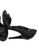 Bottega Veneta Shoe Size 37 Black Leather Toe Strap Multi Strand Back Zip Pumps Black / 37