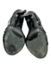 Bottega Veneta Shoe Size 37 Black Leather Toe Strap Multi Strand Back Zip Pumps Black / 37