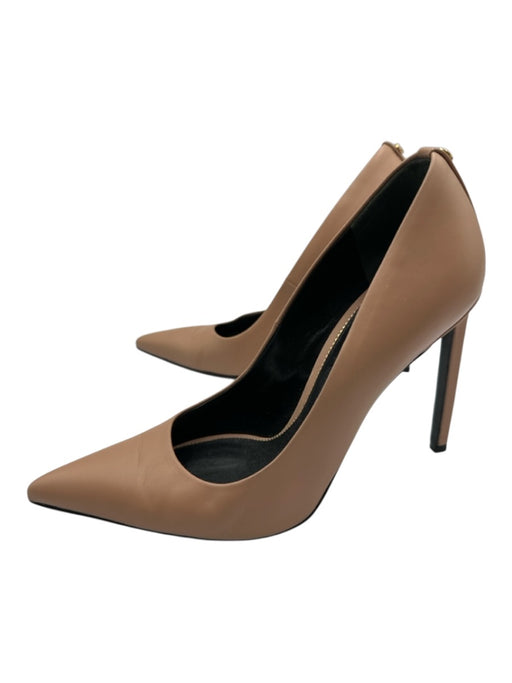 Tom Ford Shoe Size 37 Beige Leather Pointed Toe Gold Hardware Pumps Beige / 37