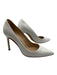 Manolo Blahnik Shoe Size 36.5 White Leather Pointed Toe Closed Toe Pumps White / 36.5