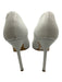 Manolo Blahnik Shoe Size 36.5 White Leather Pointed Toe Closed Toe Pumps White / 36.5