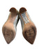 Paige Shoe Size 6.5 Silver Tone Leather Pointed Toe Snake Embossed Boots Silver Tone / 6.5