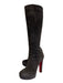 Christian Louboutin Shoe Size 37 Dark Brown Leather Suede Almond Toe Boots Dark Brown / 37