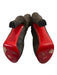 Christian Louboutin Shoe Size 37 Dark Brown Leather Suede Almond Toe Boots Dark Brown / 37