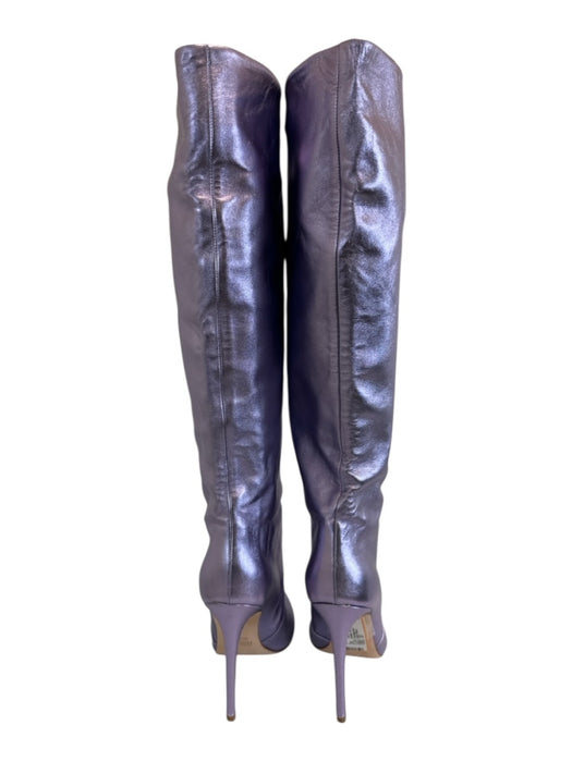 Paris Texas Shoe Size 37 Lilac Purple Leather Pointed Toe Metallic Boots Lilac Purple / 37