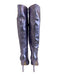 Paris Texas Shoe Size 37 Lilac Purple Leather Pointed Toe Metallic Boots Lilac Purple / 37