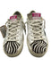 Golden Goose Shoe Size 36 White, Green, Pink Leather Upper Pony Hair Sneakers White, Green, Pink / 36