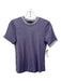 Splendid Size S Purple Rayon Crew Neck Shimmer Short Sleeve Top Purple / S