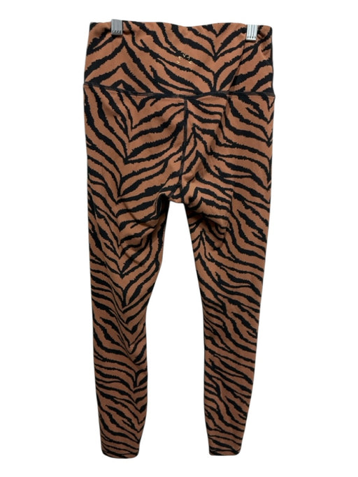 Varley Size XS Tan & black Polyester & Elastane Tiger Print High Waist Leggings Tan & black / XS