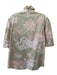 Sheridan French Size L Beige & Pink Linen Botanical Print Short Sleeve Top Beige & Pink / L