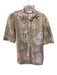 Sheridan French Size L Beige & Pink Linen Botanical Print Short Sleeve Top Beige & Pink / L