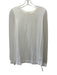 Clu Size M White Cotton Sheer Balloon Sleeve Lattice Elastic wrist Top White / M