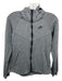 Nike Size S Gray & Black Cotton & Polyester Hood Zip Front Athletic Jacket Gray & Black / S