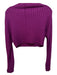 Simon Miller Size XS Purple Modal Lettuce Hem Boat Neck Ribbed Top Purple / XS
