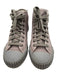 PF Flyers Shoe Size 7.5 Light Grey Canvas & Rubber Lace Up High Top Sneakers Light Grey / 7.5