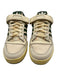 Adidas Shoe Size 6.5 Cream & Green Leather Low Top Velcro Strap Sneakers Cream & Green / 6.5