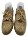 Stuart Weitzman Shoe Size Est. 6.5/7 Khaki Green Raffia oxford Loafers Khaki Green / Est. 6.5/7