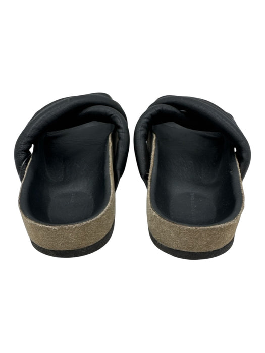 Isabel Marant Etoile Shoe Size Est. 7.5/8 Black Leather Criss Cross Sandals Black / Est. 7.5/8