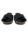 Isabel Marant Etoile Shoe Size Est. 7.5/8 Black Leather Criss Cross Sandals Black / Est. 7.5/8
