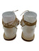 Amanu Shoe Size 7 Beige Leather Strappy Sandals Beige / 7