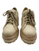 Cult Gaia Shoe Size 38 Beige Textile Lug Sole Platform Shoes Beige / 38