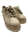 Cult Gaia Shoe Size 38 Beige Textile Lug Sole Platform Shoes Beige / 38