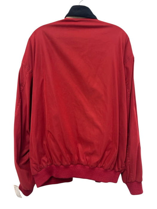Facconable Size XL Red Synthetic Solid Zip UP Men's Jacket Red / XL