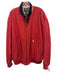 Facconable Size XL Red Synthetic Solid Zip UP Men's Jacket Red / XL