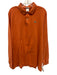 Lacoste Size 8 Orange Cotton Solid Polo Men's Long Sleeve Shirt Orange / 8