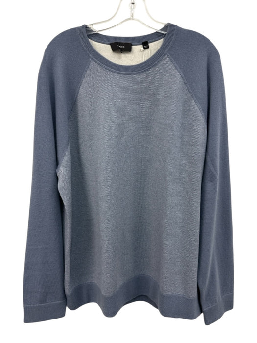 Vince NWT Size XXL Blue & White Wool Men's Sweater Blue & White / XXL