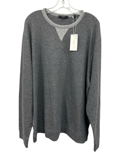 Vince NWT Size XXL Gray Cotton Men's Sweater Gray / XXL