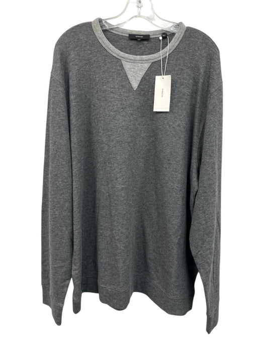 Vince NWT Size XXL Gray Cotton Men's Sweater Gray / XXL