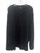 Vince Size XXL Black Cotton Solid Henley Men's Long Sleeve Shirt Black / XXL