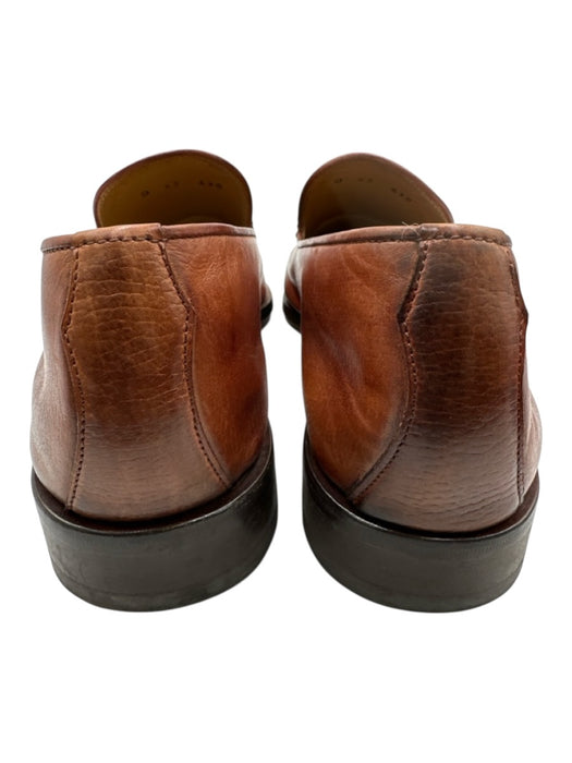 Di Bianco Shoe Size 9 Brown Leather Solid Men's Shoes Brown / 9