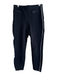 Spanx Size M Black Rayon Blend Compression Piping Zipper Pocket Pants Black / M