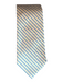 Miller Brothers White, Yellow & Gray Silk Striped Men's Tie White, Yellow & Gray