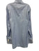 Miller Brothers Size Est XL Blue Cotton Solid Button Up Men's Long Sleeve Shirt Blue / Est XL