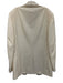 H Stockton Off White Wool Blend Solid Shawl collar Dinner Jacket Men's Blazer Off White / Est 44