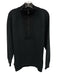 Spanx Size S Black Modal Blend Ribbed Collar Mock Neck Half Zip Jacket Black / S