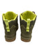 Ugg Shoe Size 8 Olive Green & Brown Leather & Synthetic Mesh Lace Up Booties Olive Green & Brown / 8