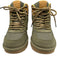 Ugg Shoe Size 8 Olive Green & Brown Leather & Synthetic Mesh Lace Up Booties Olive Green & Brown / 8