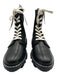 Rag & Bone Shoe Size 8 Black & White Leather Textile Contrast Stitch Boots Black & White / 8